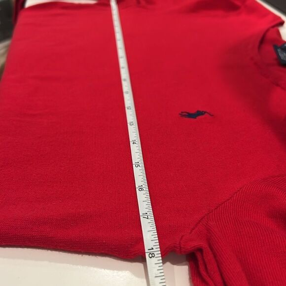 Ralph Lauren Sport Vintage Red Crewneck Y2K Large - Picture 4 of 5